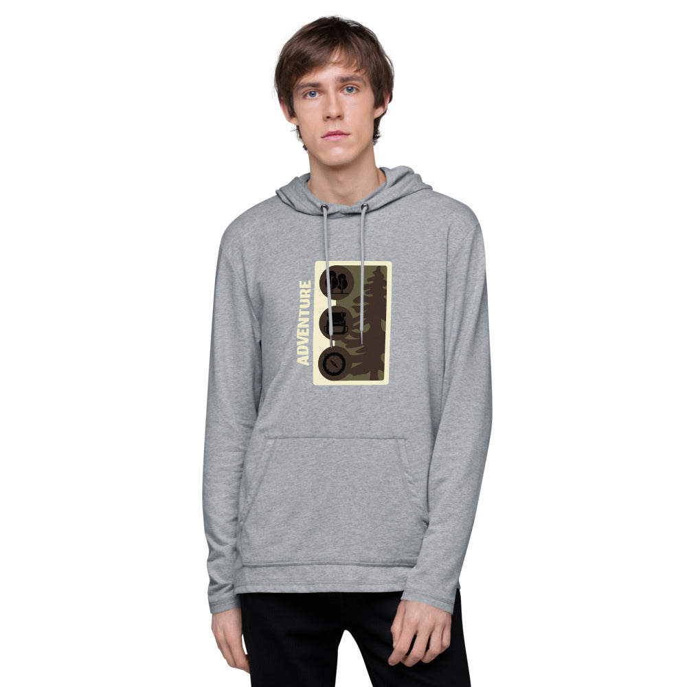 Adventure Is Calling! Unisex Lightweight Hoodie