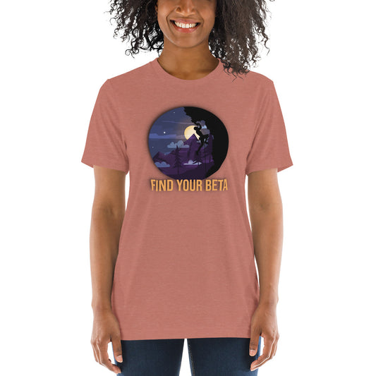 Find Your Beta Rock Climbing Short sleeve t-shirt