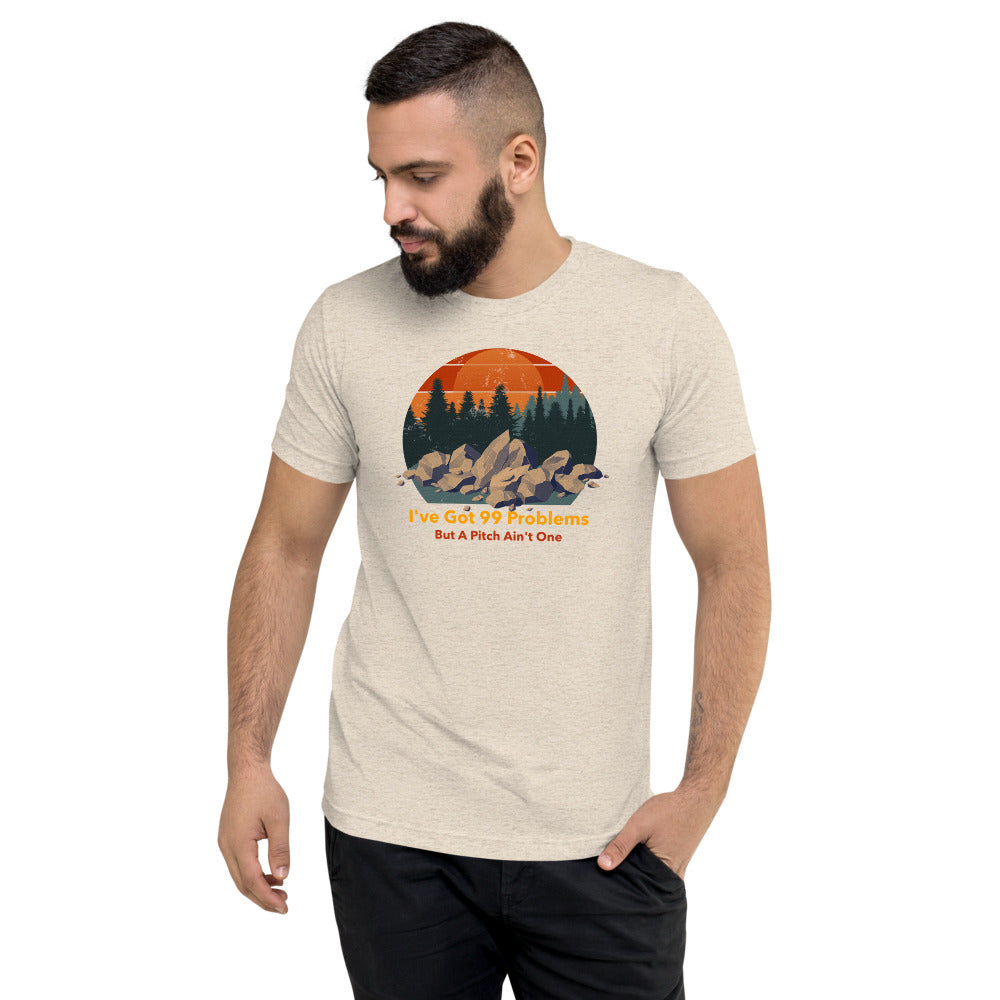 99 Problems Bouldering Short sleeve t-shirt