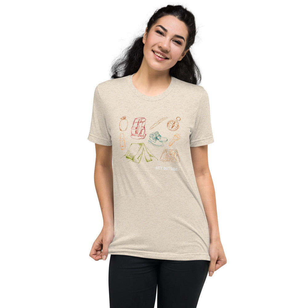 Get Outside Sketch Short sleeve t-shirt