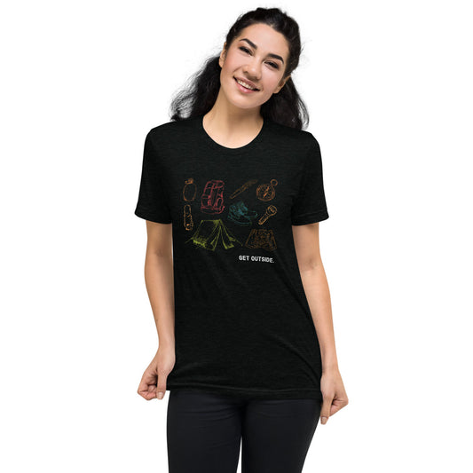 Get Outside Sketch Short sleeve t-shirt