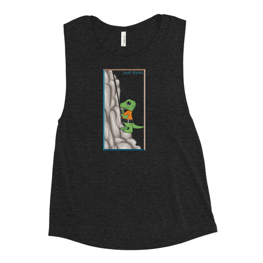 Just Dyno-Climbing-Ladies’ Muscle Tank