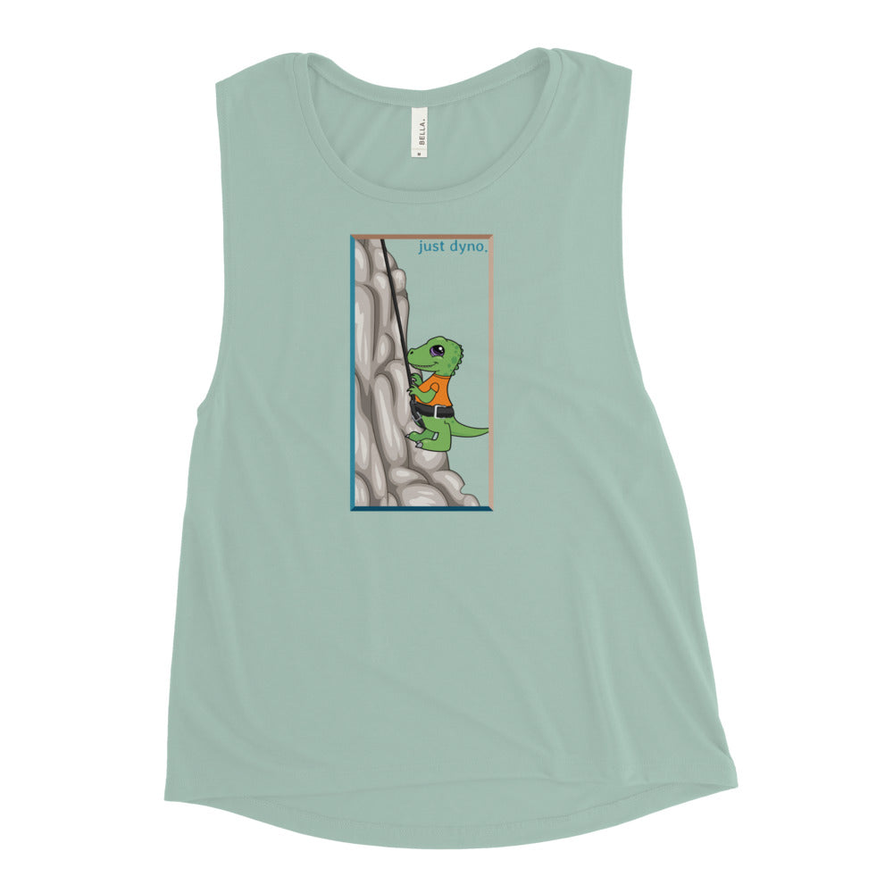 Just Dyno-Climbing-Ladies’ Muscle Tank
