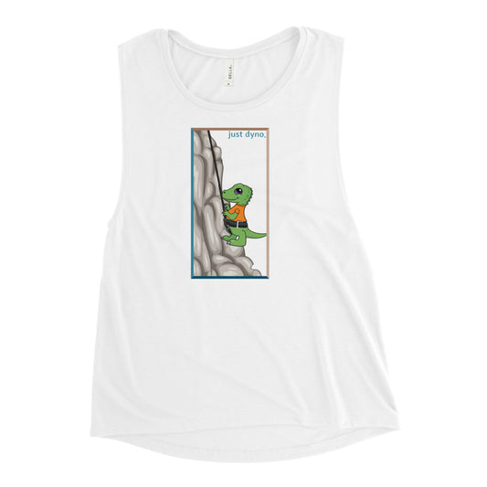 Just Dyno-Climbing-Ladies’ Muscle Tank