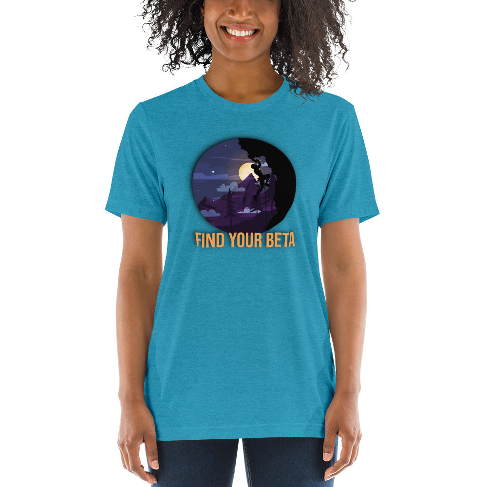 Find Your Beta Rock Climbing Short sleeve t-shirt