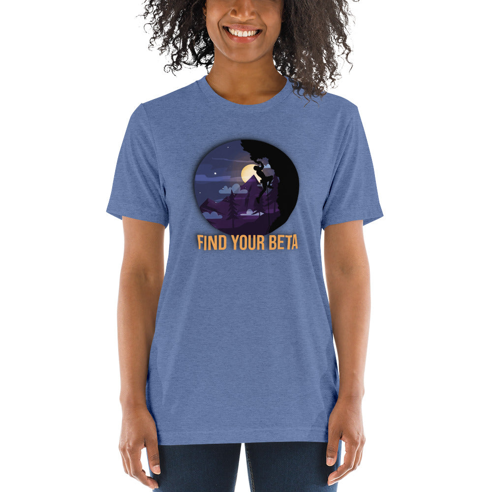 Find Your Beta Rock Climbing Short sleeve t-shirt