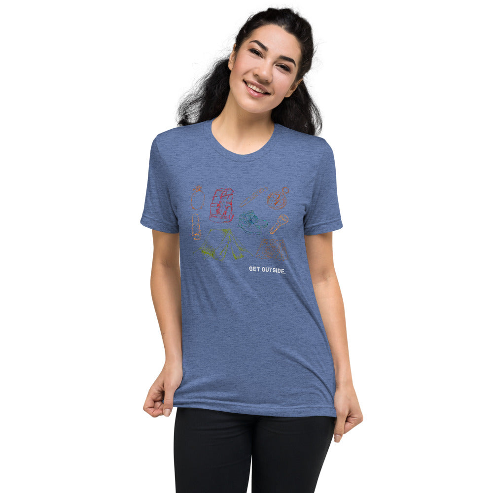 Get Outside Sketch Short sleeve t-shirt