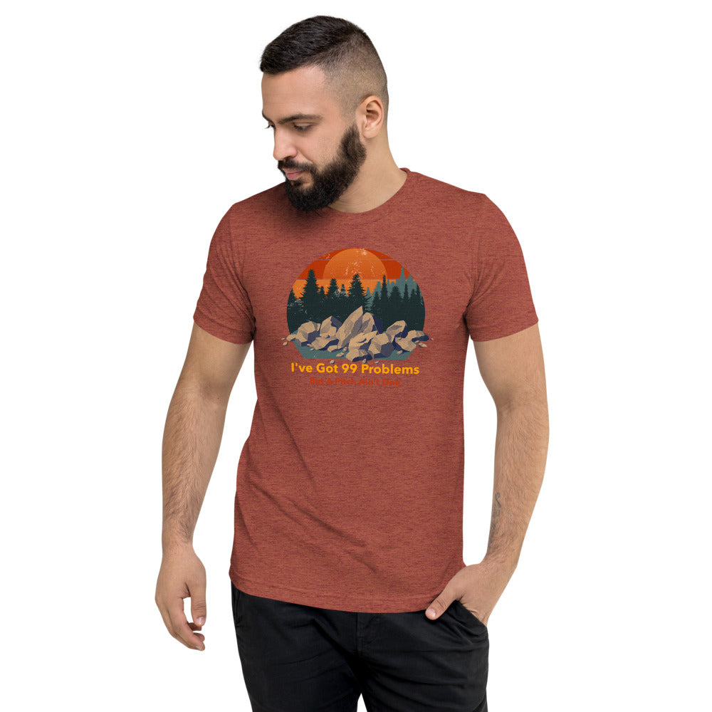 99 Problems Bouldering Short sleeve t-shirt