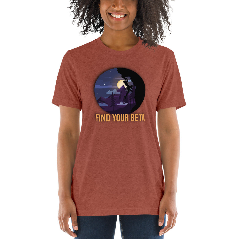 Find Your Beta Rock Climbing Short sleeve t-shirt
