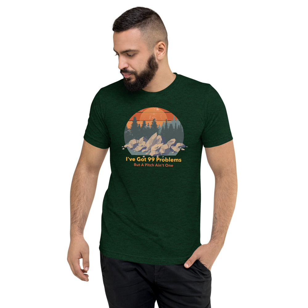 99 Problems Bouldering Short sleeve t-shirt