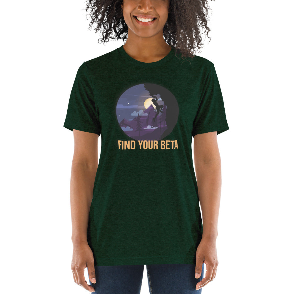Find Your Beta Rock Climbing Short sleeve t-shirt