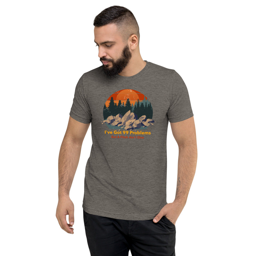 99 Problems Bouldering Short sleeve t-shirt