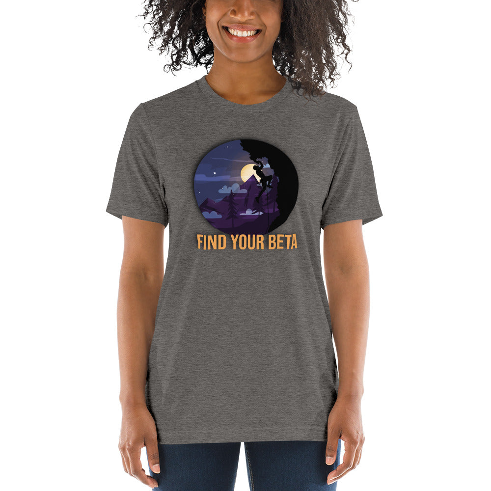 Find Your Beta Rock Climbing Short sleeve t-shirt