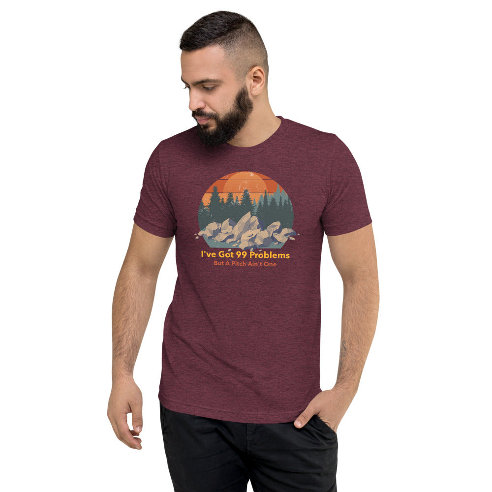 99 Problems Bouldering Short sleeve t-shirt