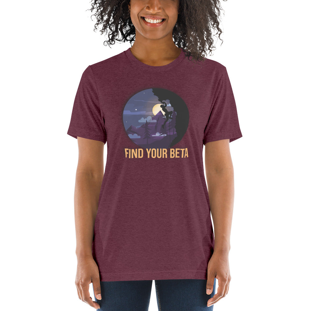 Find Your Beta Rock Climbing Short sleeve t-shirt