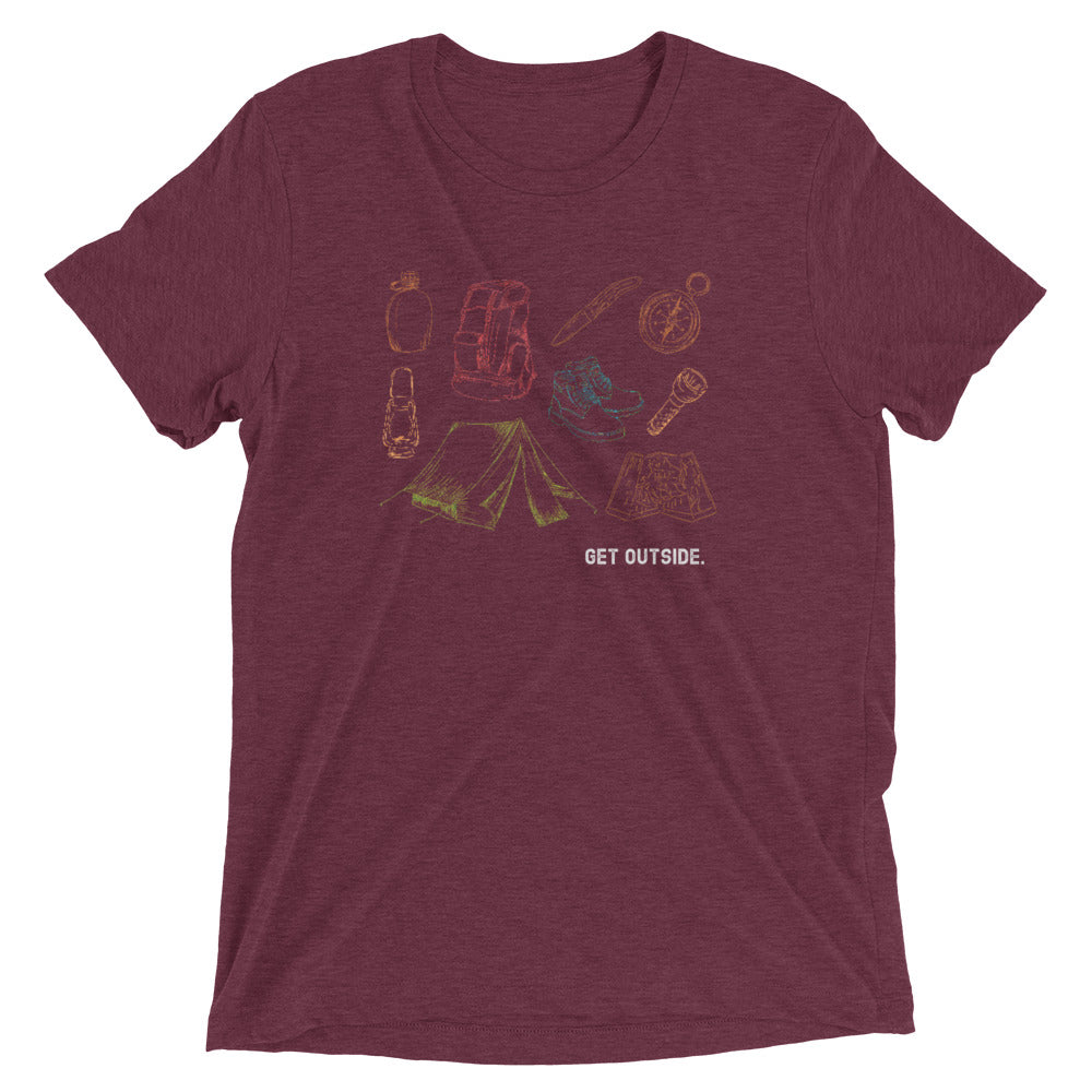 Get Outside Sketch Short sleeve t-shirt