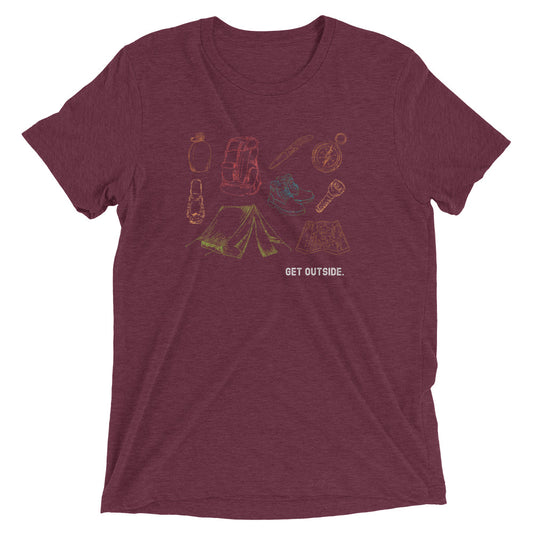Get Outside Sketch Short sleeve t-shirt