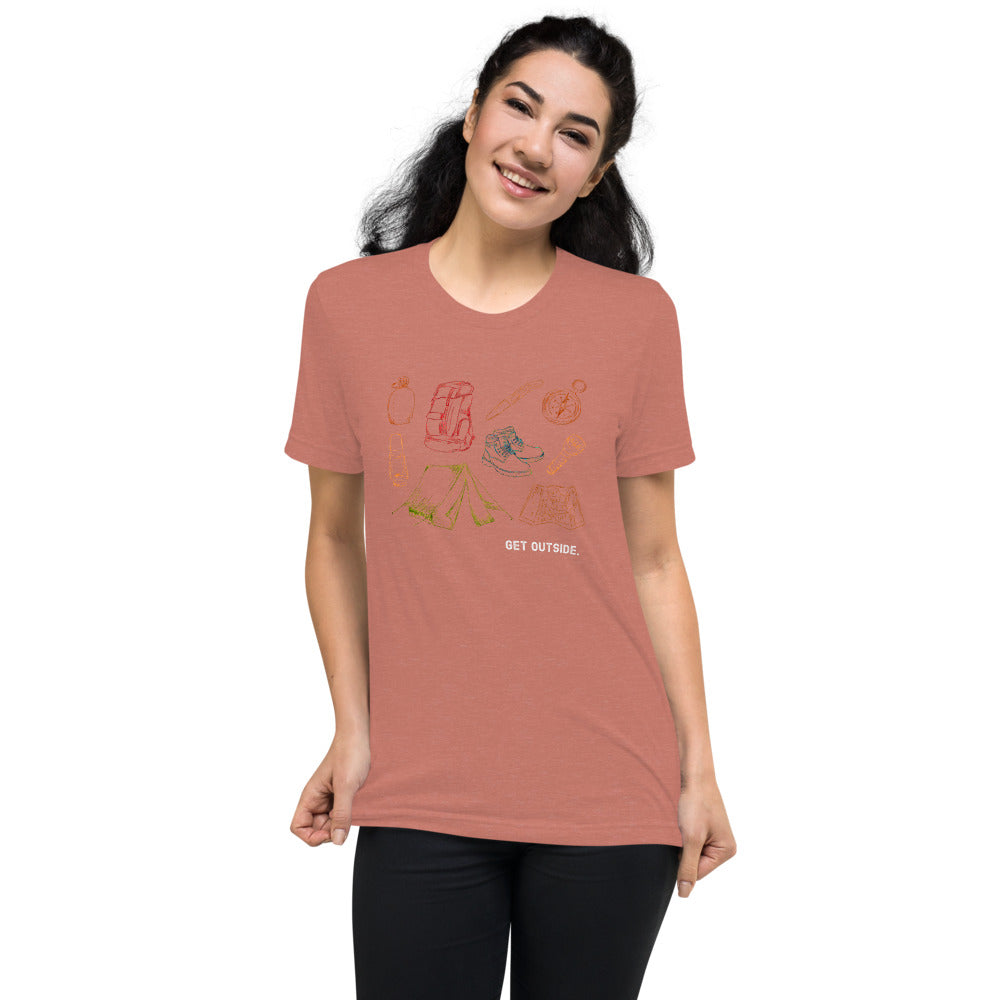 Get Outside Sketch Short sleeve t-shirt