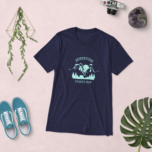 Adventure Starts Now Short sleeve t-shirt