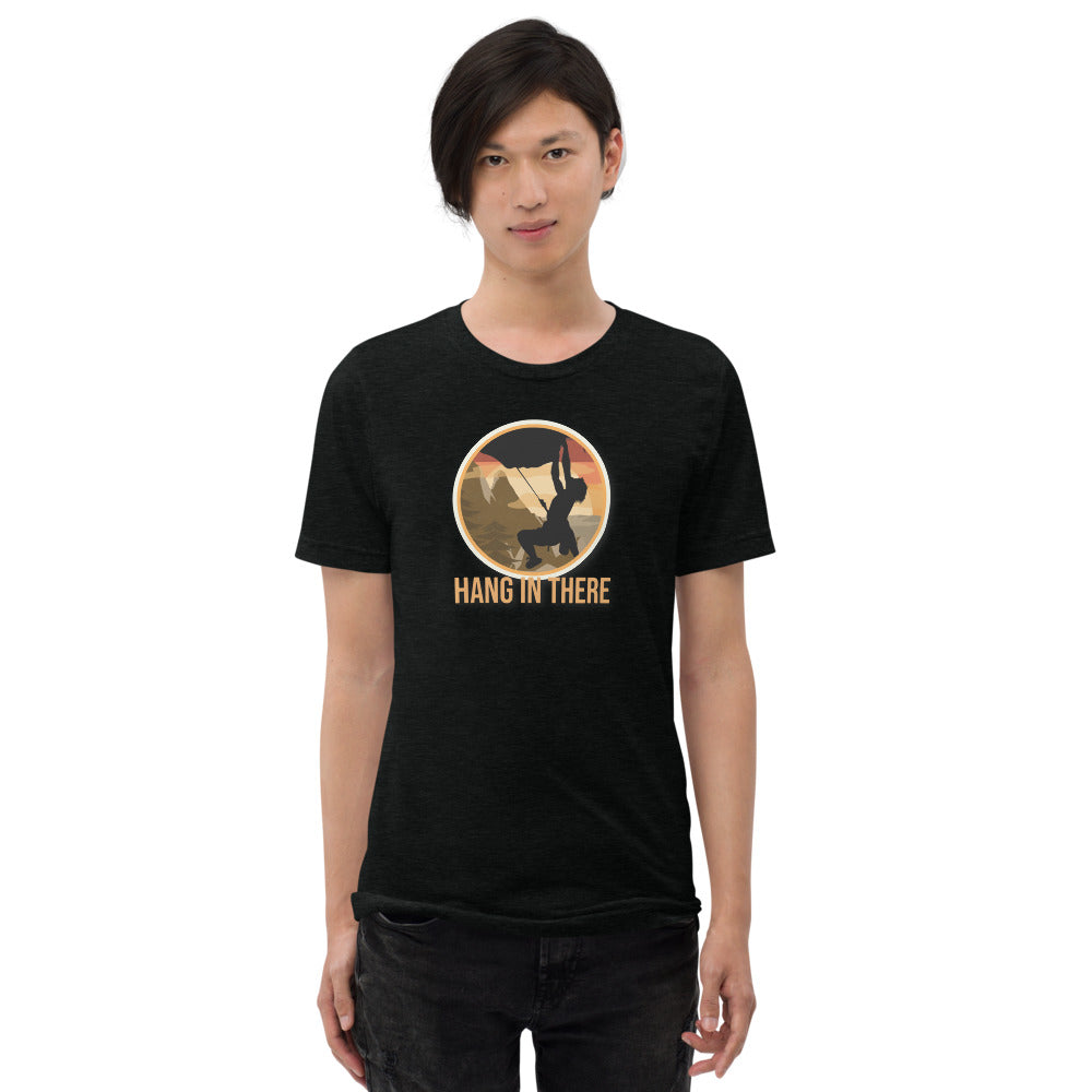 Hang In There Rock Climbing Short sleeve t-shirt