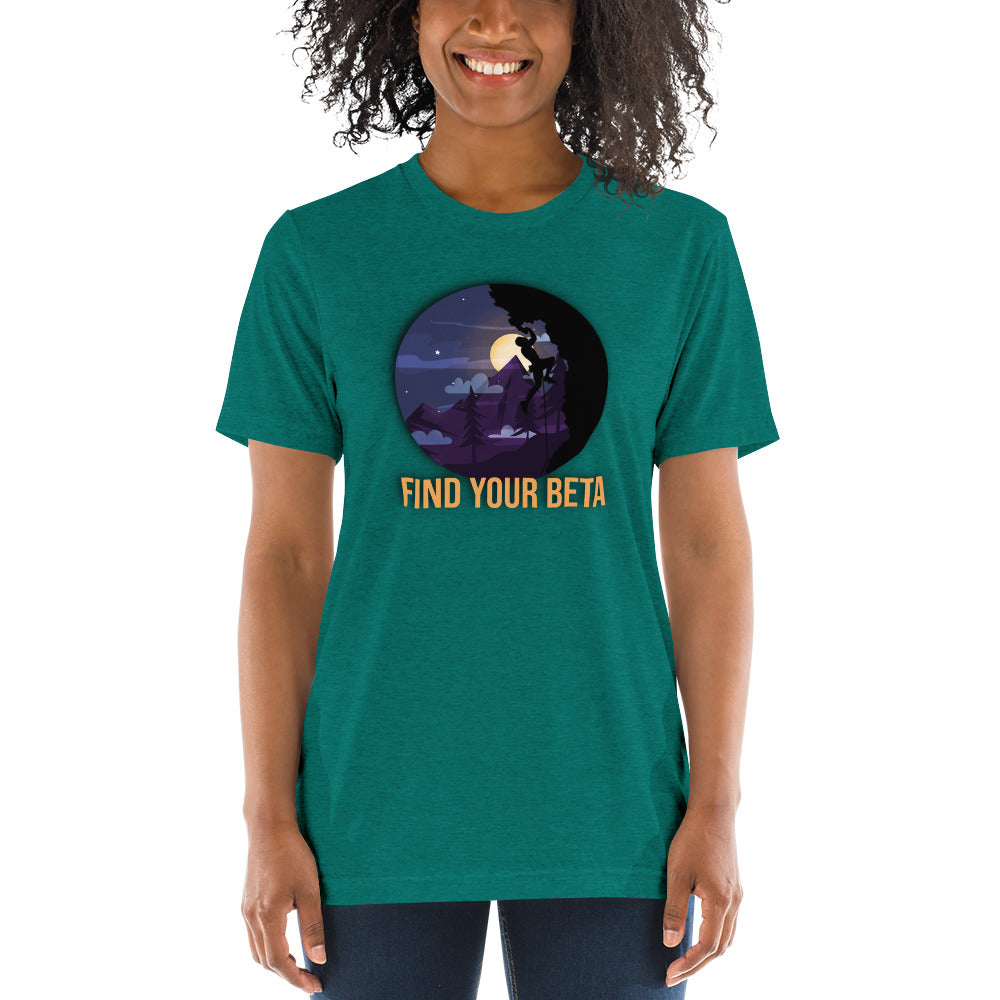 Find Your Beta Rock Climbing Short sleeve t-shirt