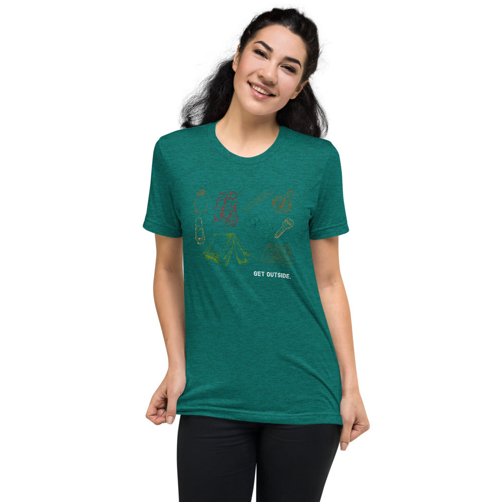 Get Outside Sketch Short sleeve t-shirt