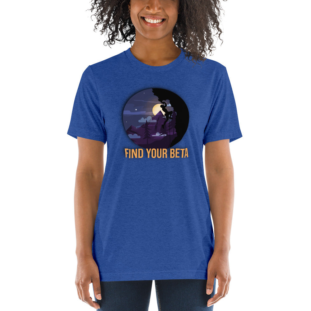 Find Your Beta Rock Climbing Short sleeve t-shirt