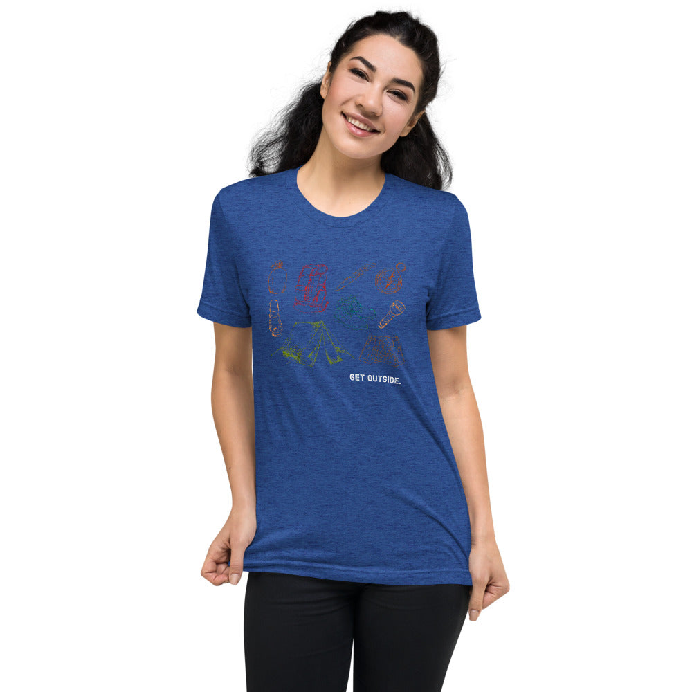 Get Outside Sketch Short sleeve t-shirt