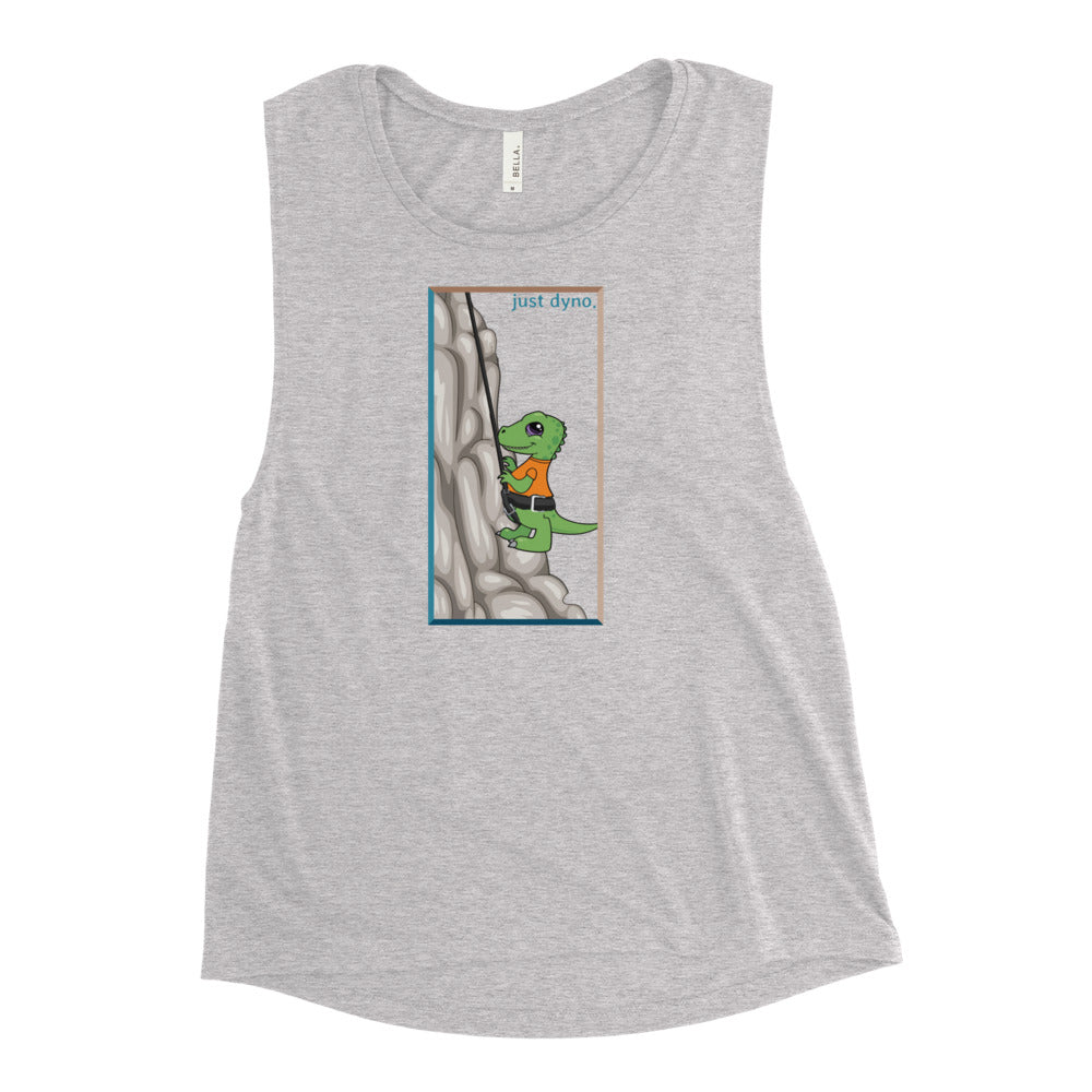 Just Dyno-Climbing-Ladies’ Muscle Tank