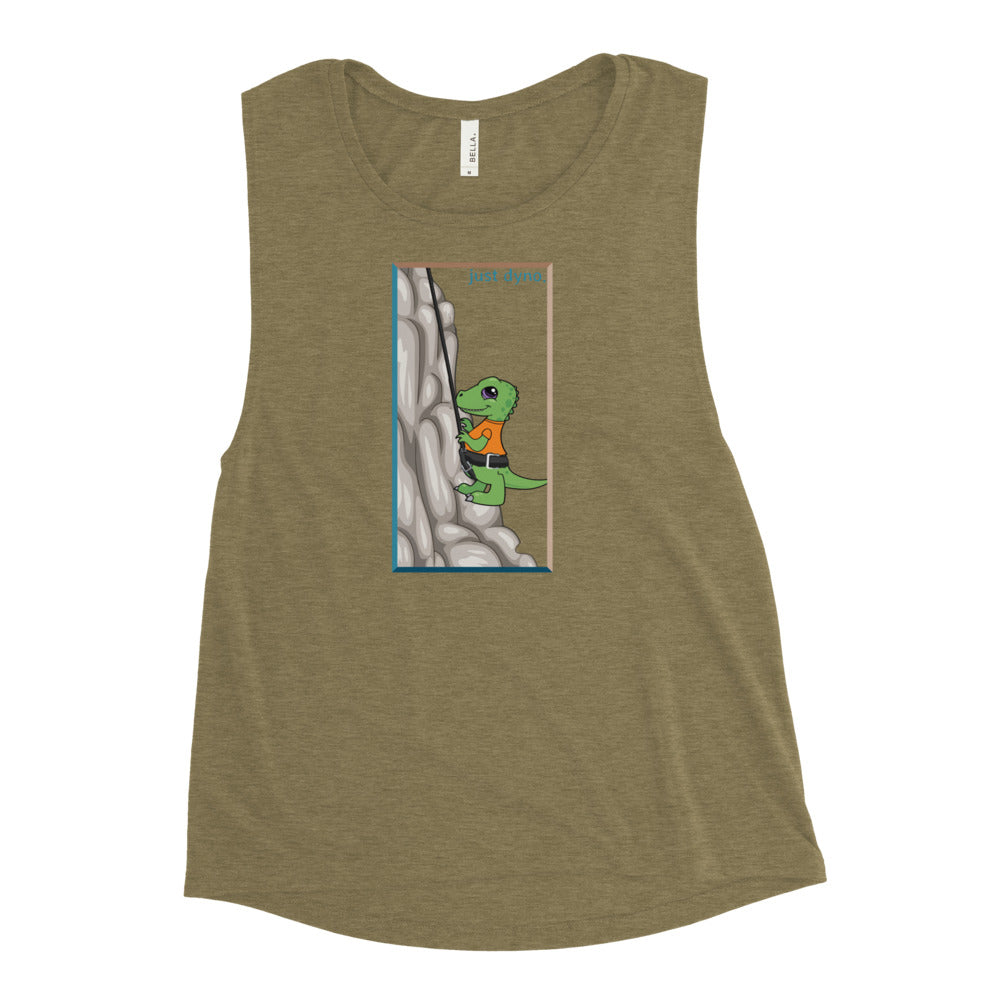 Just Dyno-Climbing-Ladies’ Muscle Tank