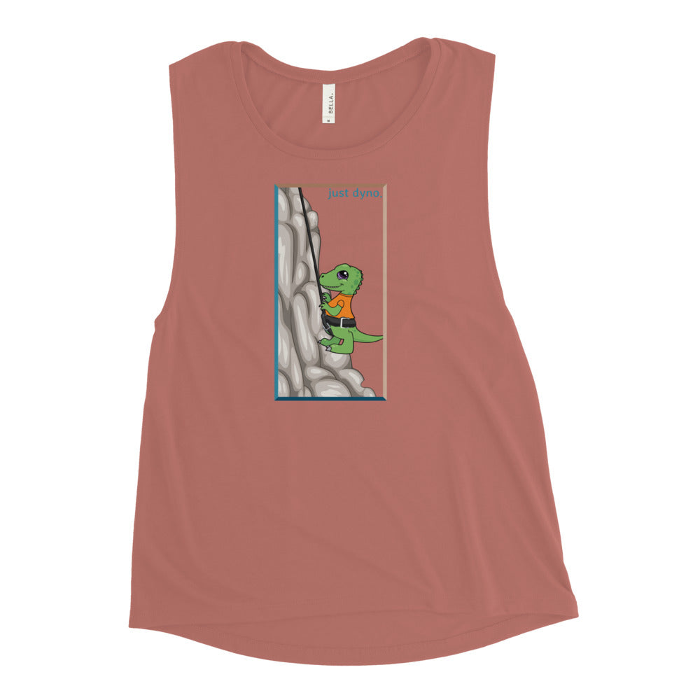 Just Dyno-Climbing-Ladies’ Muscle Tank